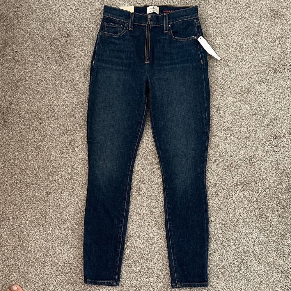 Alice + Olivia Women's Dark Blue Jeans, 24